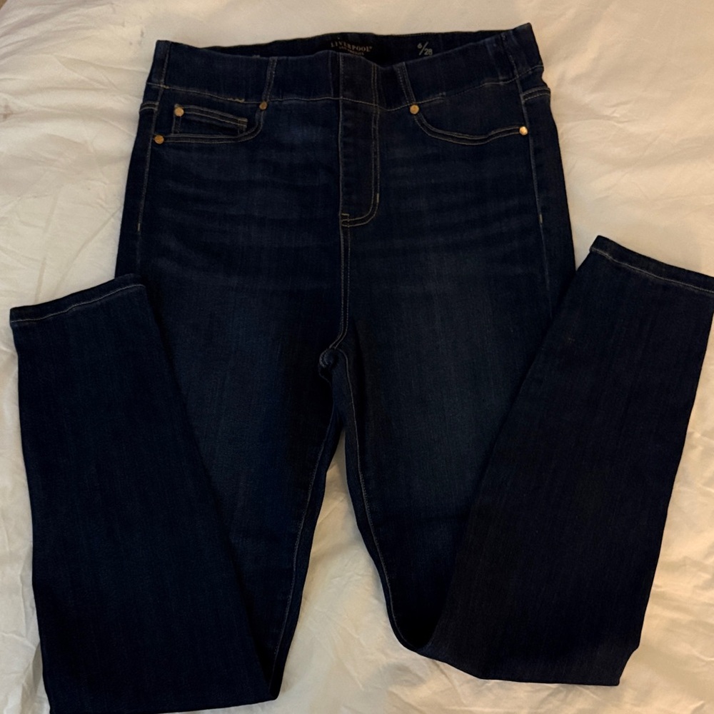 Liverpool Women's Dark Blue Jeans